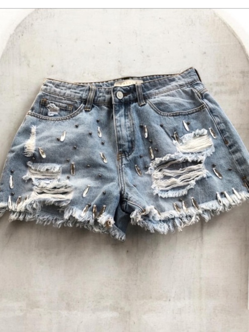 Denim shorts